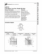 DataSheet LMV751 pdf